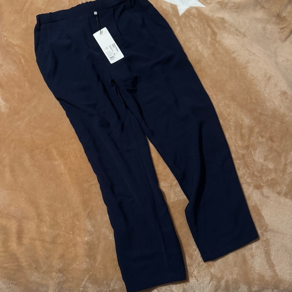 Mini Molly Girls Navy Blue Woven Dress Pants Size 8/10 NWT